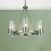 Magnalux Rossa 6 Light Pendant Satin Chrome